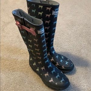 Tall Joules rain boots